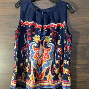 Woman’s Talbots 100% silk blouse petite 24